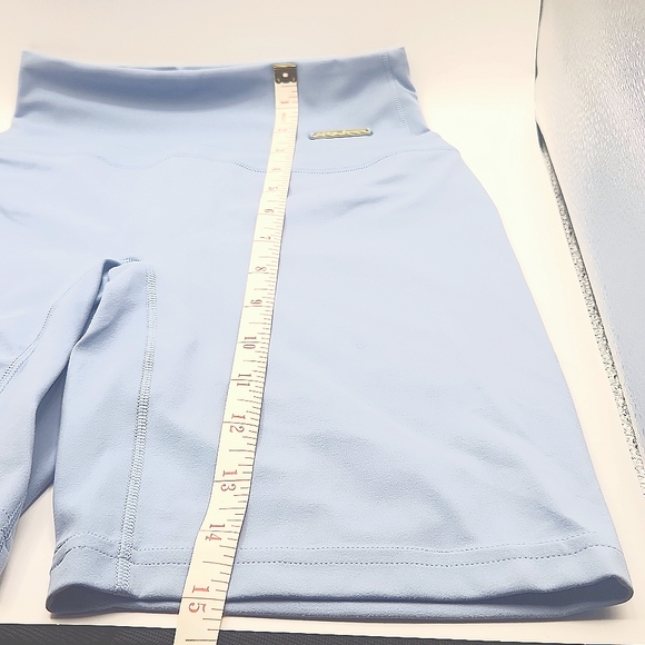 Gymshark Whitney Simmons  Edition Ladies Athleisure Shorts Blue High Waist 💙 - Picture 3 of 6